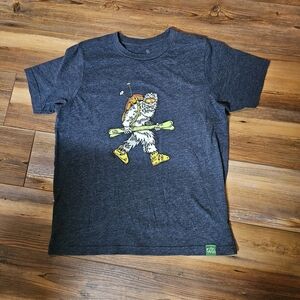 Kids Adventure Susquatch  Tee in Charcoal